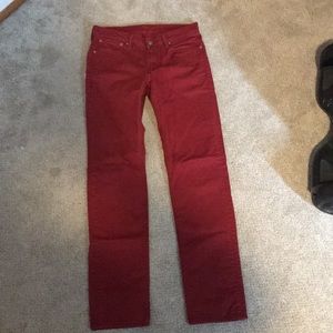Red Levis Jeans